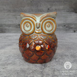 Owl Ceramic Aroma Oil Diffuser (Orange)