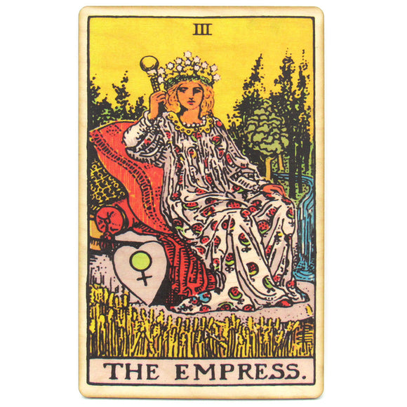 Tarot Art Print on Wood (The Empress)