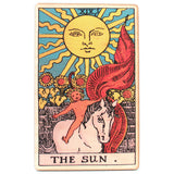 Tarot Art Print on Wood (The Sun)