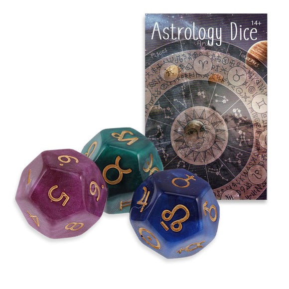 Astrology Dice with Booklet