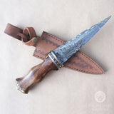 Rosewood Damascus Athame