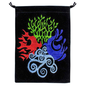 Four Elements Embroidered Tarot Bag