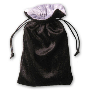 Velvet Tarot Bag (Black and Silver)
