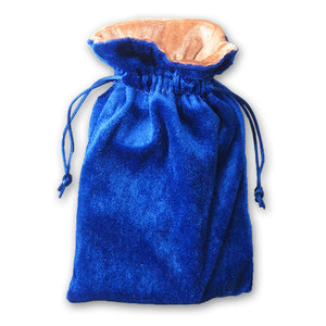 Velvet Tarot Bag (Blue and Gold)