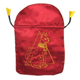 Egyptian Cat Satin Tarot Bag