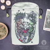 Magickal Botanical Satin Bag