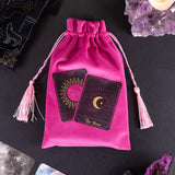 Pink Drawstring Tarot Bag
