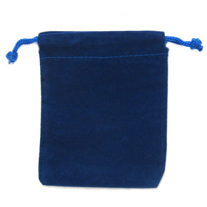 Velveteen Bag (3x4 Inches) - Blue