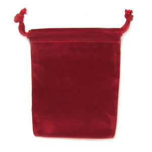 Velveteen Bag (3x4 Inches) - Red