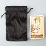 Velvet Tarot Bag (Black and Silver)
