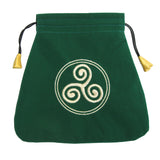 Celtic Triskele Velvet Tarot Bag