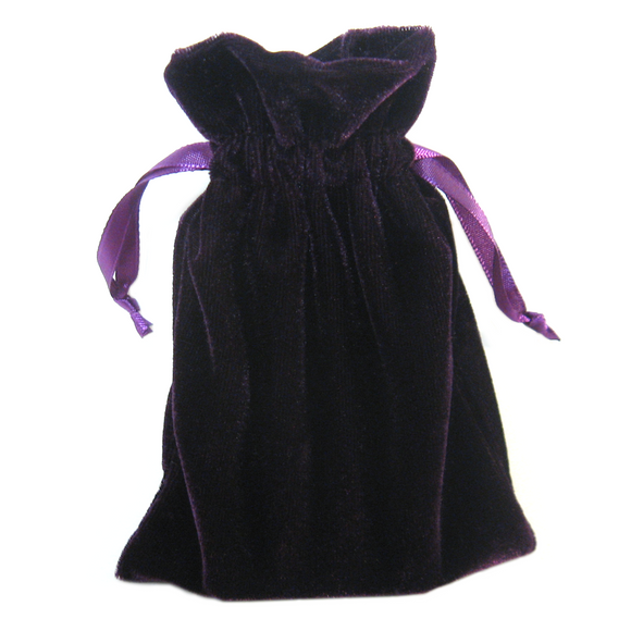 Small Velvet Bag (4x6 Inches) - Purple