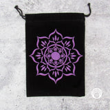 Lotus Embroidered Tarot Bag