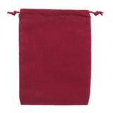 Velveteen Bag (5x7 Inches) - Burgundy