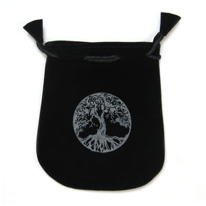 Tree of Life Velveteen Bag
