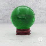 Green Crystal Gazing Ball (50 mm)