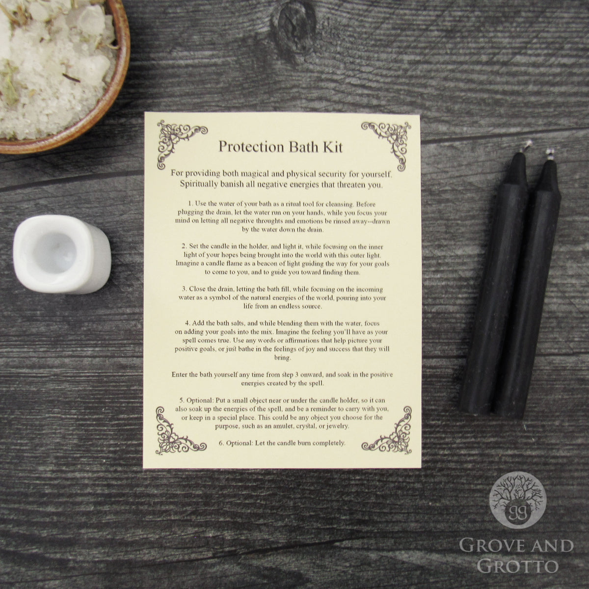 Protection Ritual Bath Kit โ Grove and Grotto