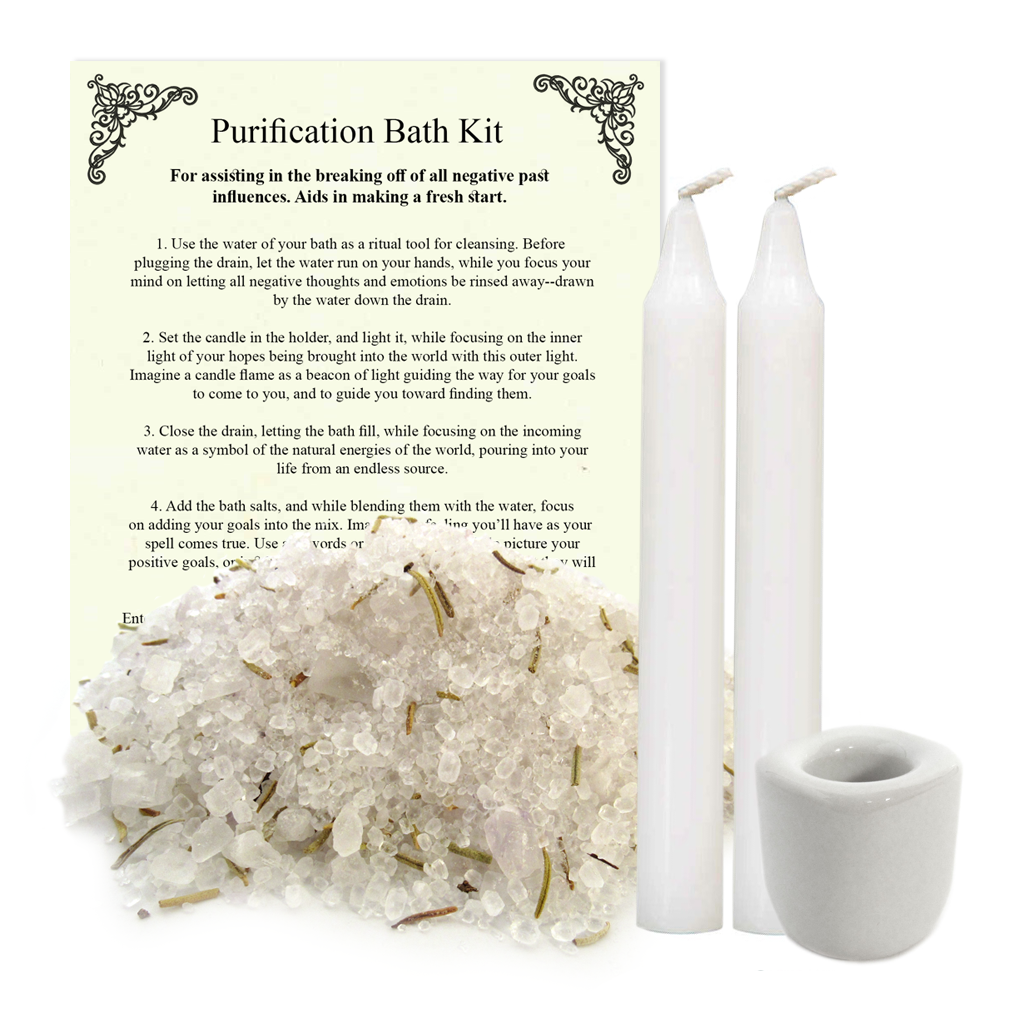 Purifying Ritual Kit Purification Ritual Bath Kit – Grove and Grotto
