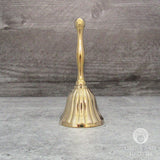 Fluted Brass Altar Bell (4 Inches)