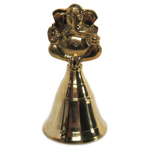 Brass Ganesha Altar Bell
