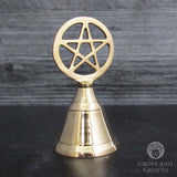 Pentagram Brass Altar Bell