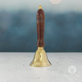 Wood Handle Brass Bell (6 Inches)