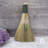 Mini Besom (Triquetra with Green Aventurine)