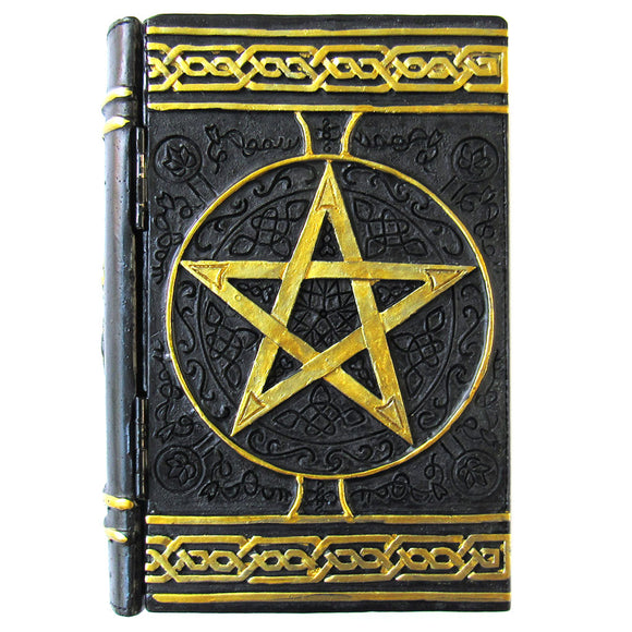 Pentagram Book Box (Gold and Black)