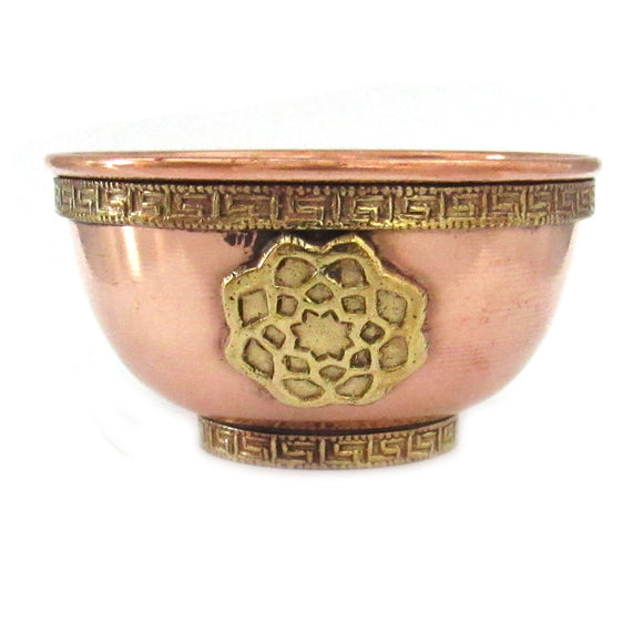 Lotus Copper Offering Bowl (3 Inches)