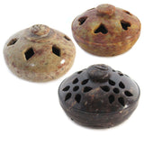 Carved Stone Dish with Lid (Clearance)