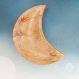 Crescent Moon Teak Wood Bowl (5 Inches)