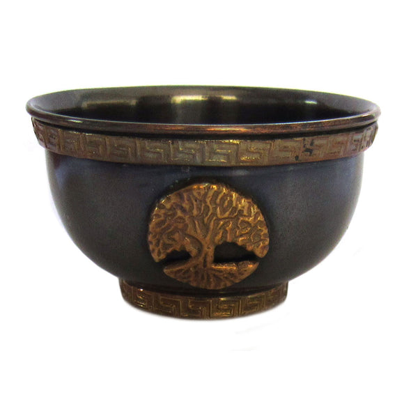 Antiqued Bronze Tree of Life Bowl (3 Inches)