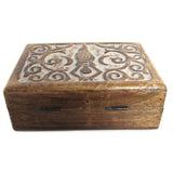 Carved Wooden Goddess Box (Unlined)