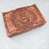 Hamsa Wooden Chest