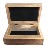 Carved Wooden Dragonfly Box