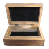 Carved Wooden Goddess Box (Velvet Lined)