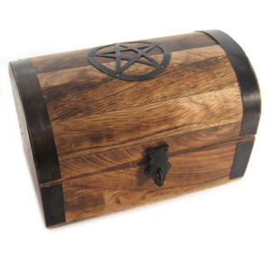 Pentacle Wooden Chest