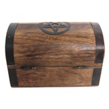 Pentacle Wooden Chest