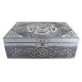 Silver Pentacle Trinket Box