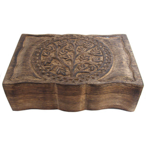 Tree of Life Wooden Chest