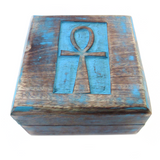 Ankh Painted Wood Box