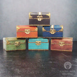 Colored Wood Mini Chests (Set of 6)