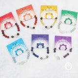 Crown Chakra Gemstone Bracelet