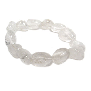 Tumbled Clear Quartz Bracelet