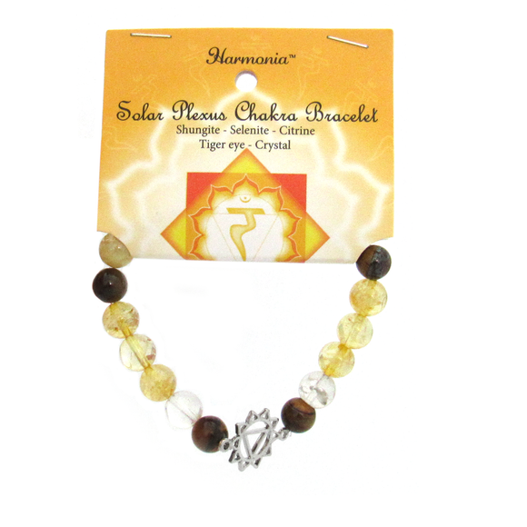 Solar Plexus Chakra Gemstone Bracelet