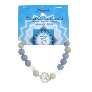 Throat Chakra Gemstone Bracelet