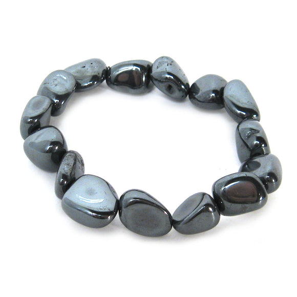 Tumbled Hematite Bracelet