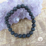 Lava Stone Bead Bracelet