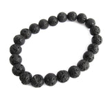 Lava Stone Bead Bracelet