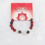 Root Chakra Gemstone Bracelet